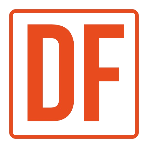 DF Logo in forge Orange
